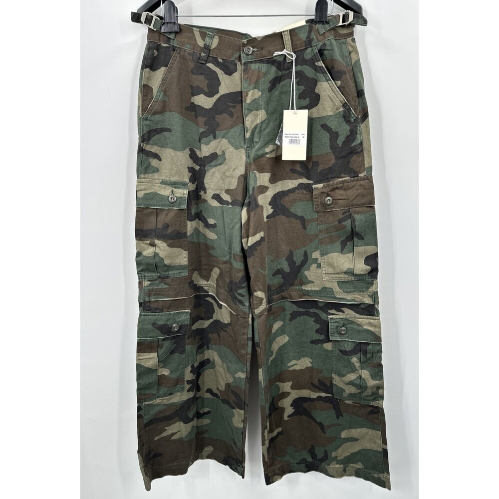 NEW mnml Baggy Cargo Rave Pants Size 34 90s Military Skater Urban Streetwear